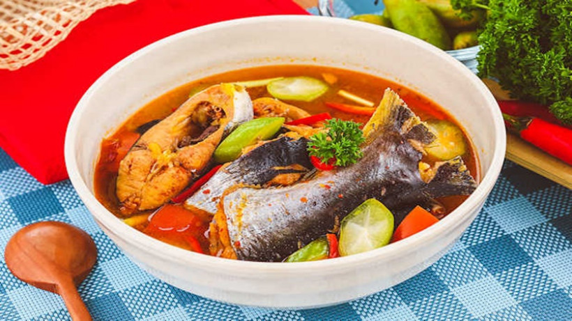 Sajian Spesial Sup  Ikan Cakalang Bumbu  Kuning Coba Resep Ini
