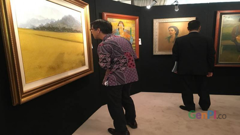 Lukisan Karya Maestro Indonesia Dipamerkan di Rumah Dubes Jep